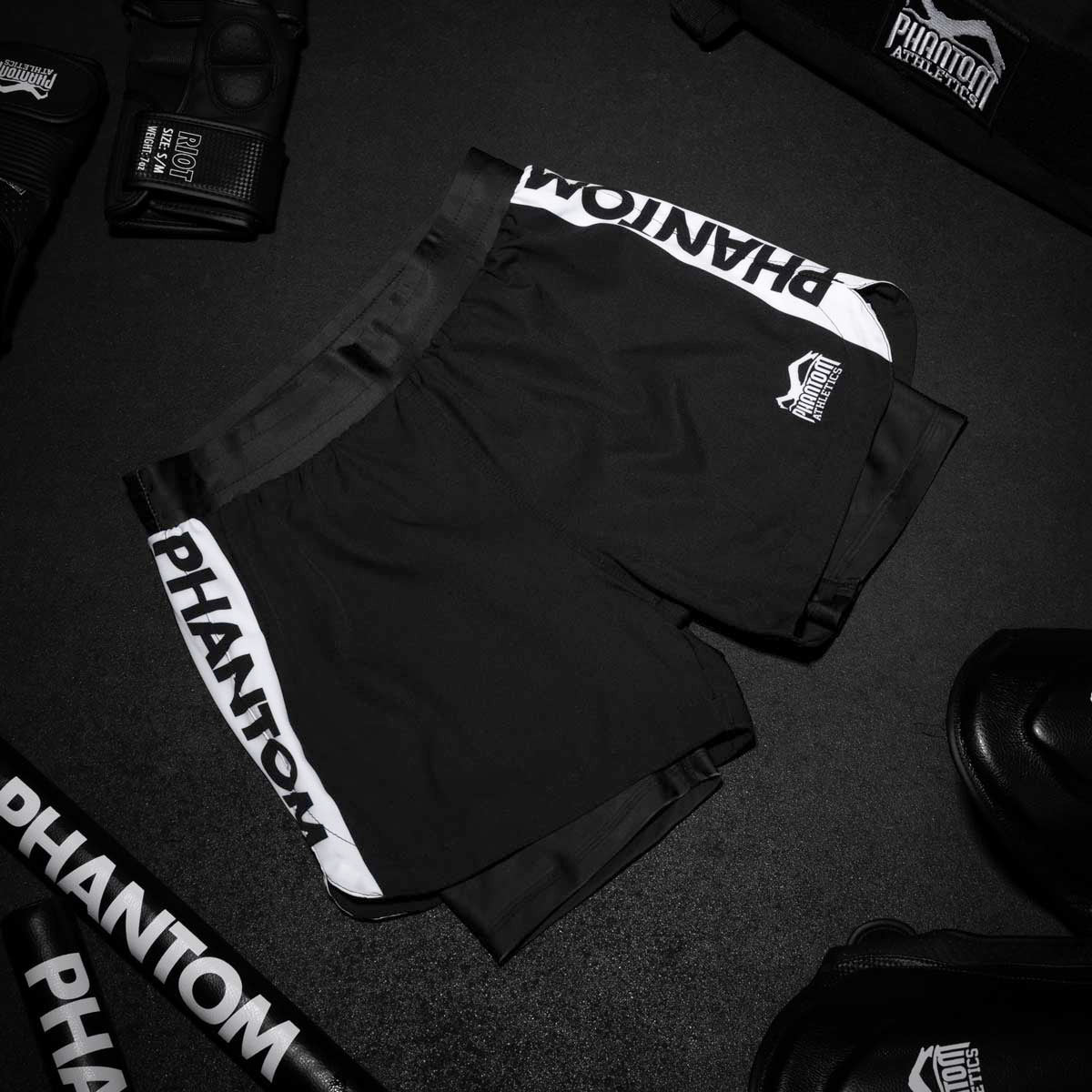 Phantom Athletics Compression Shorts Fusion 2in1 Apex – Black