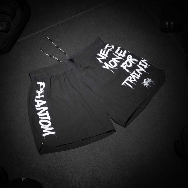 Phantom Athletics MMA Shorts Fusion-R Need Money For Training – Black