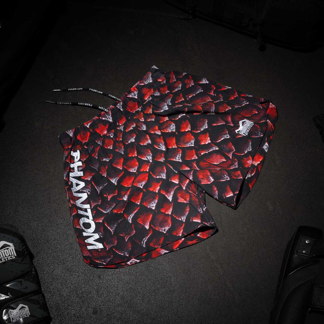 Phantom Athletics MMA Shorts Fusion Red Dragon – Red