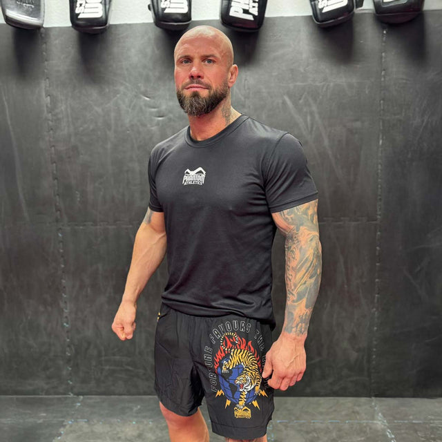 Phantom Athletics MMA Shorts FUSION-R Tiger Domination – Orange/Black