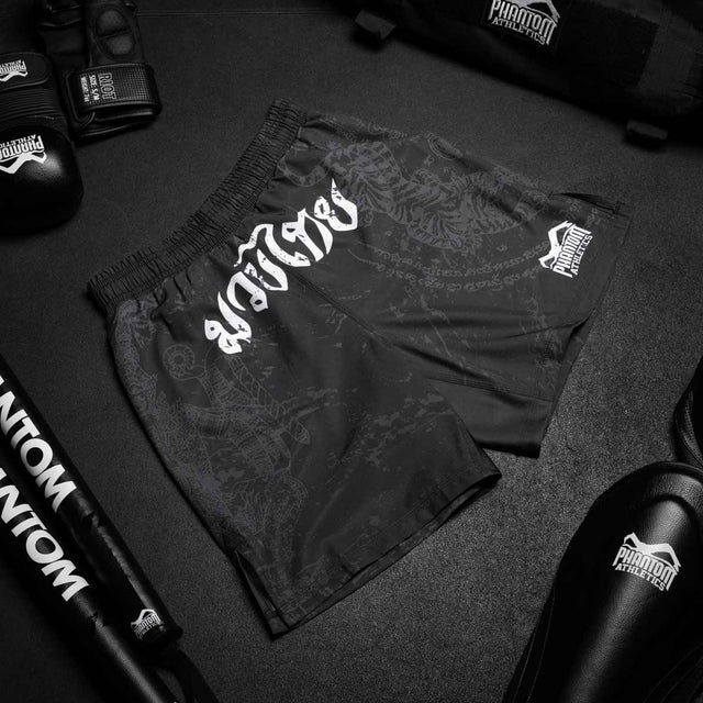 Phantom Athletics Muay Thai Shorts EVO – Black/Grey