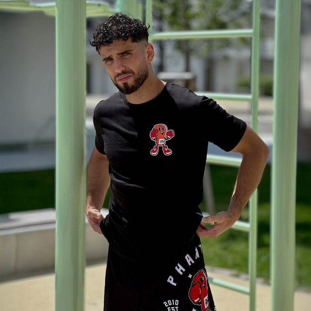 Phantom Athletics MMA Shorts EVO Punchy – Black/Red