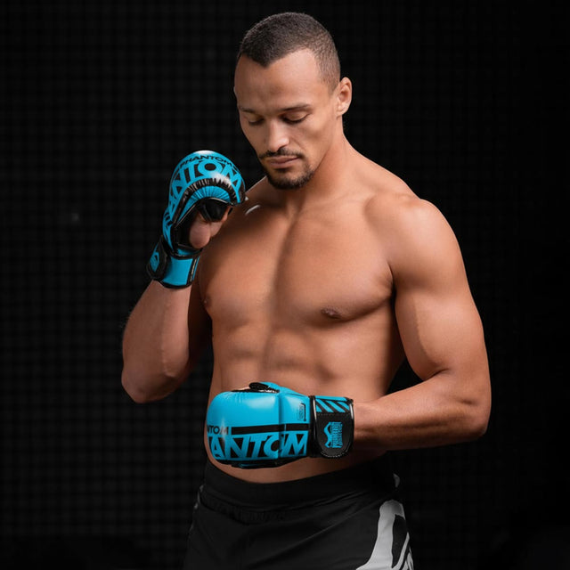 Guanti MMA Phantom Athletics APEX – Blu Neon