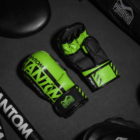 Guantes de MMA Phantom Athletics APEX – Verde Neón
