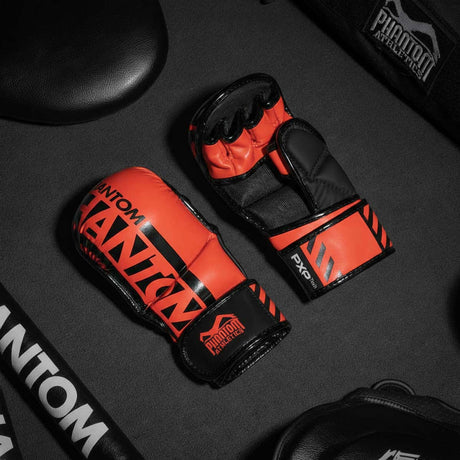Guantes de MMA Phantom Athletics APEX – Rojo Neón