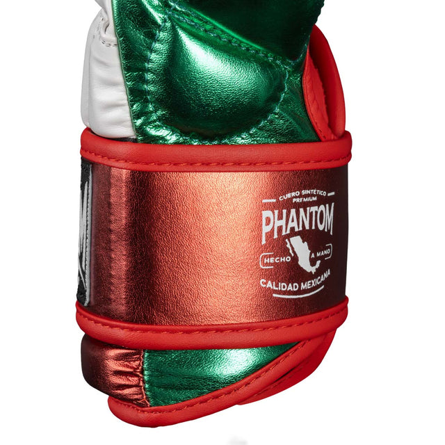 Phantom Athletics MMA Handschoenen Mexico - Wit/Groen/Rood