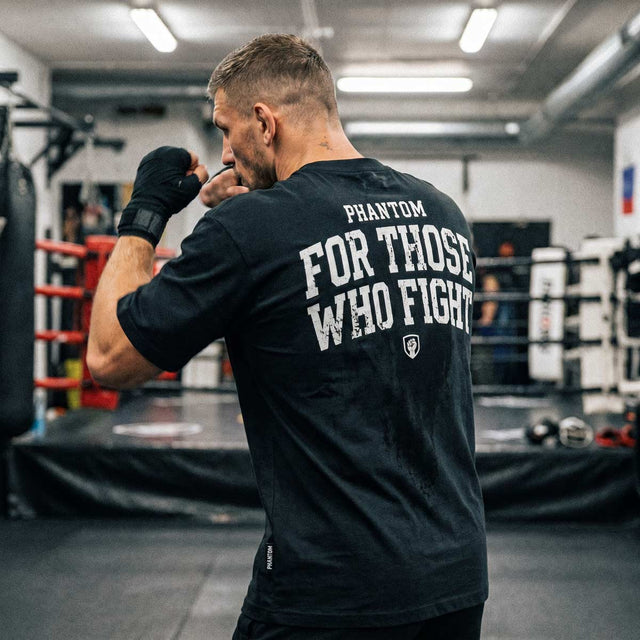 Phantom Athletics T-Shirt FOR THOSE WHO FIGHT – Black