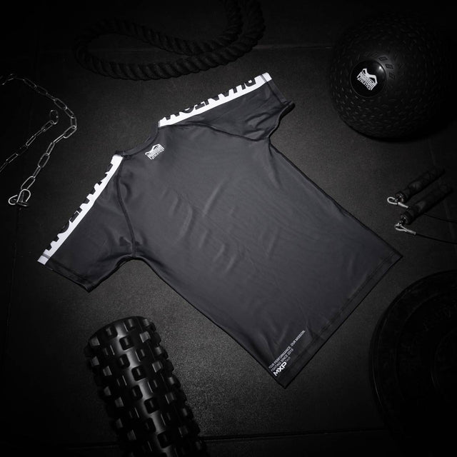 Phantom Athletics Rashguard EVO Apex Krátké rukávy – Černý