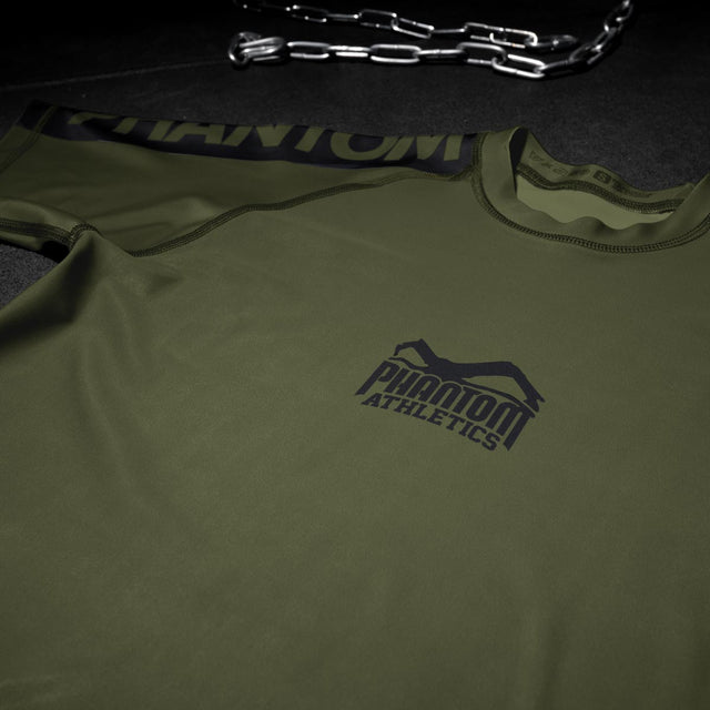 Phantom Athletics Rashguard EVO Apex Short Sleeves – Army
