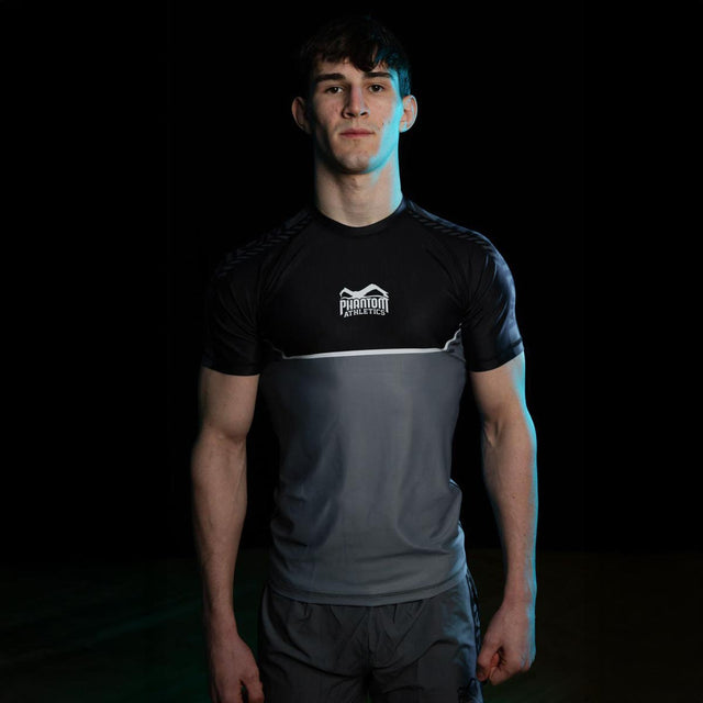 Phantom Athletics Rashguard EVO Apex Short Sleeve – Grey