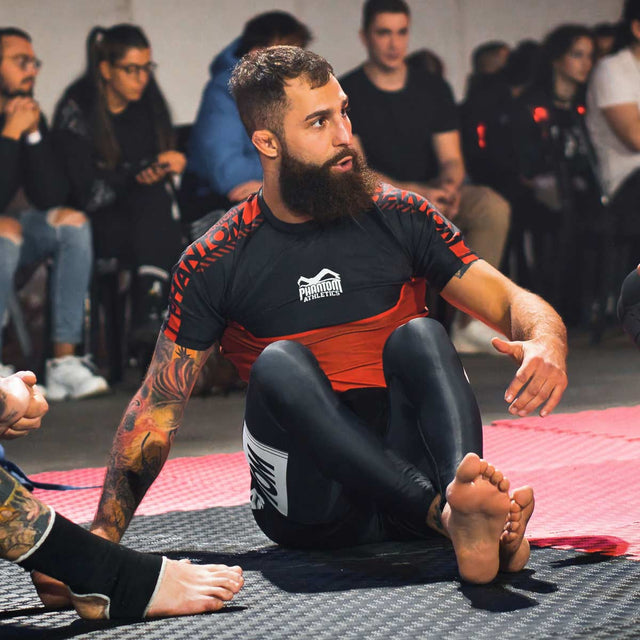 Phantom Athletics Rashguard EVO Apex Short Sleeves - Red