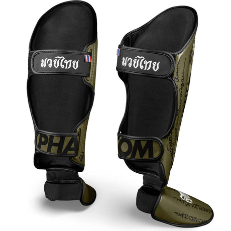 Phantom Athletics Schienbeinschoner Muay Thai – Armygrün
