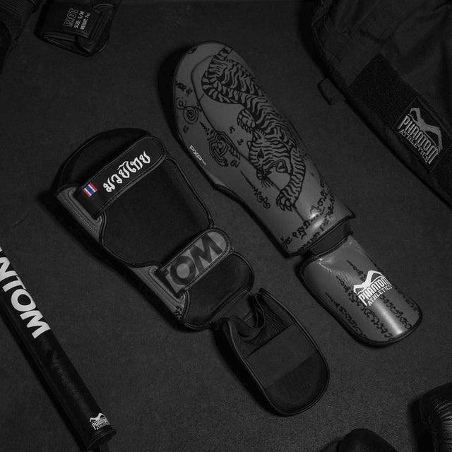 Phantom Athletics Scheenbeschermers Muay Thai - Grijs