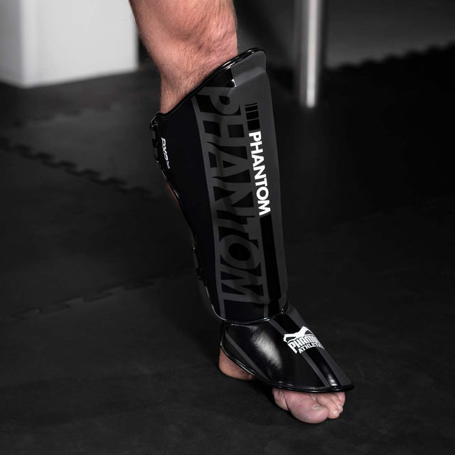 Phantom Athletics Shin guards APEX Striking – Black/Grey