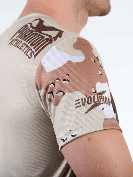 Camiseta de entrenamiento Phantom Athletics EVO Warfare – Desert Camo