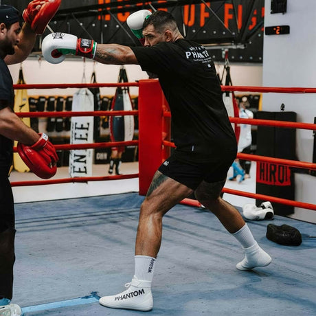 Mănuși de box Phantom Athletics Mexico – Alb/Verde/Roșu