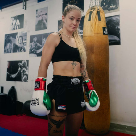 Mănuși de box Phantom Athletics Mexico – Alb/Verde/Roșu