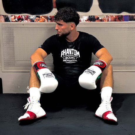 Mănuși de box Phantom Athletics Mexico – Alb/Verde/Roșu