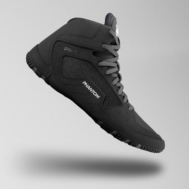 Phantom Athletics Worstelschoenen Tactic - Zwart/Grijs → Phantom Athletics Wrestling shoes Tactic – Black/Grey