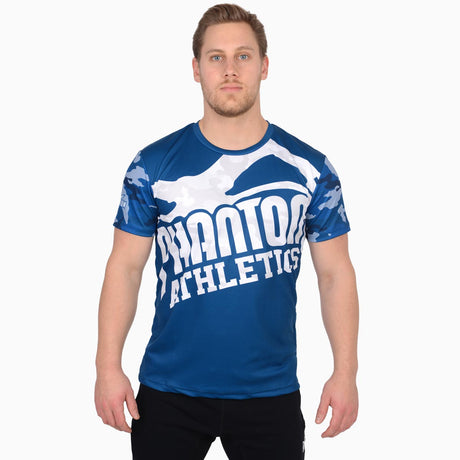 Phantom Athletics Trainingsshirt EVO Warfare – Marineblå Camo