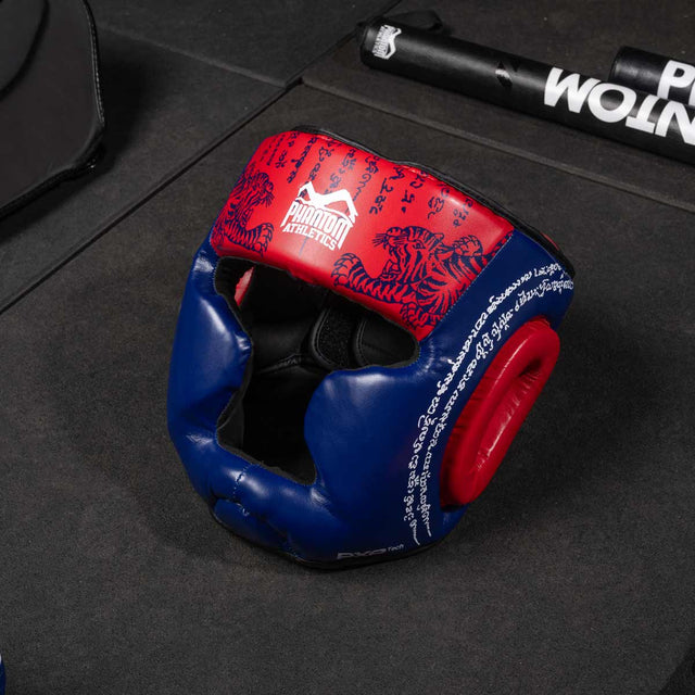 Phantom Athletics Hoofdbeschermer Muay Thai - Blauw