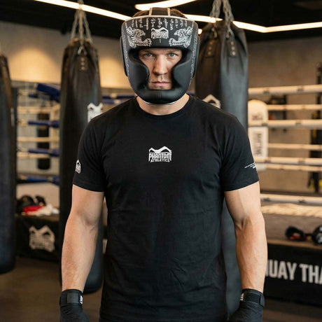 Phantom Athletics Hovedbeskytter Muay Thai – Sort/Sølv