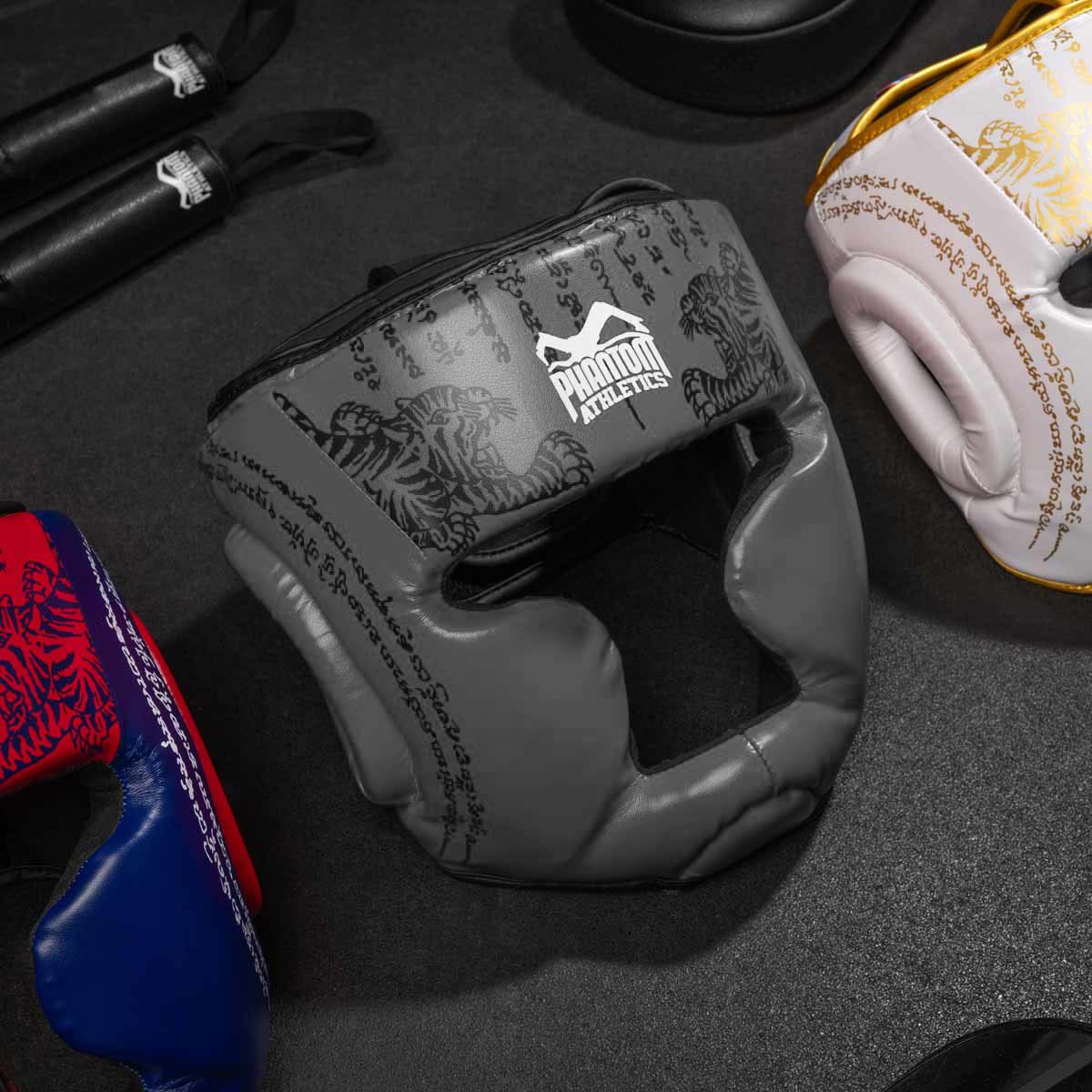 Phantom Athletics Hoofdbeschermer Muay Thai - Grijs