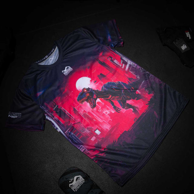 Phantom Athletics T-Shirt EVO Cyber-X – Purple/Blue