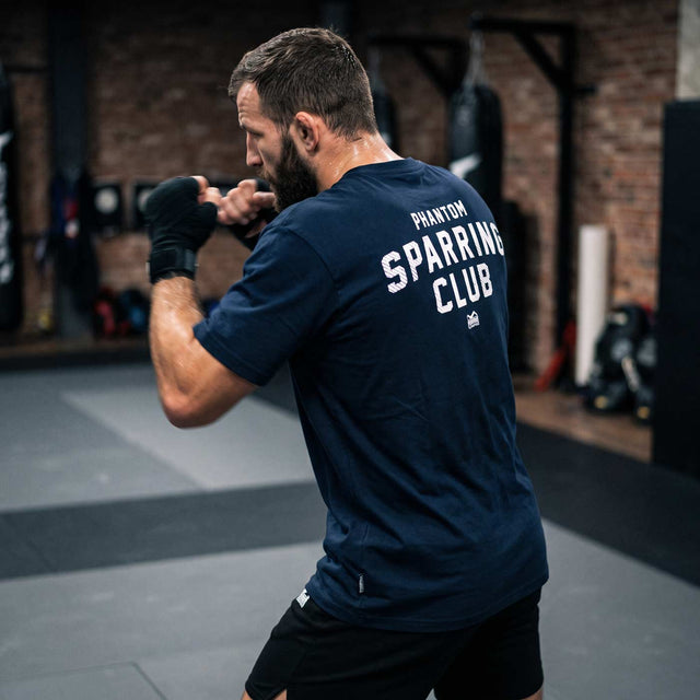 Phantom Athletics T-Shirt Sparring Club Oversize Heavy - Marineblauw