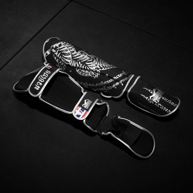 Phantom Athletics Scheenbeschermers Muay Thai - Zwart/Zilver