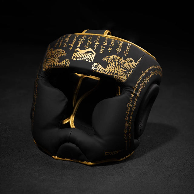 Phantom Athletics Hoofdbeschermer Muay Thai - Zwart/Goud