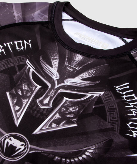 Venum Rashguard Gladiator 3.0 Long Sleeves - Black/Grey/White
