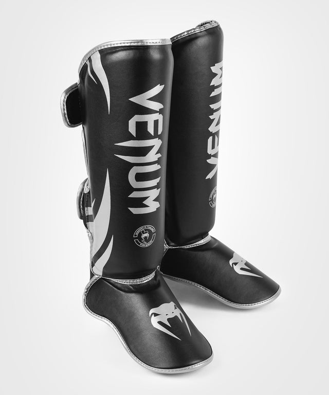 Venum Scheenbeschermers Kickboks Challenger - Zwart/Zilver