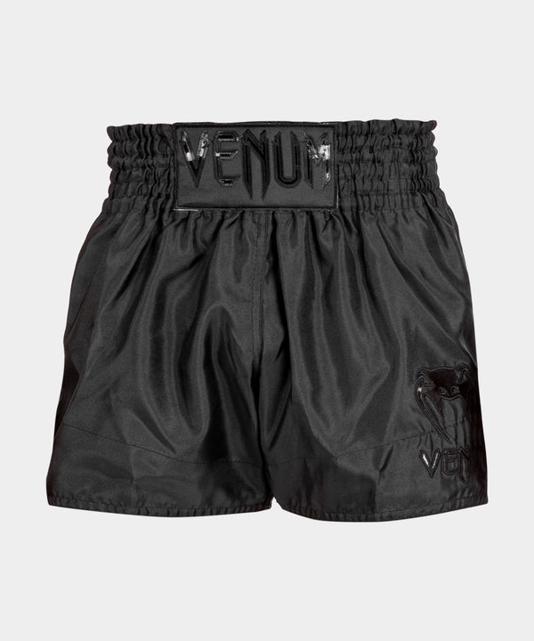 Shorts de kickboxing Venum Classic – Noir/Noir