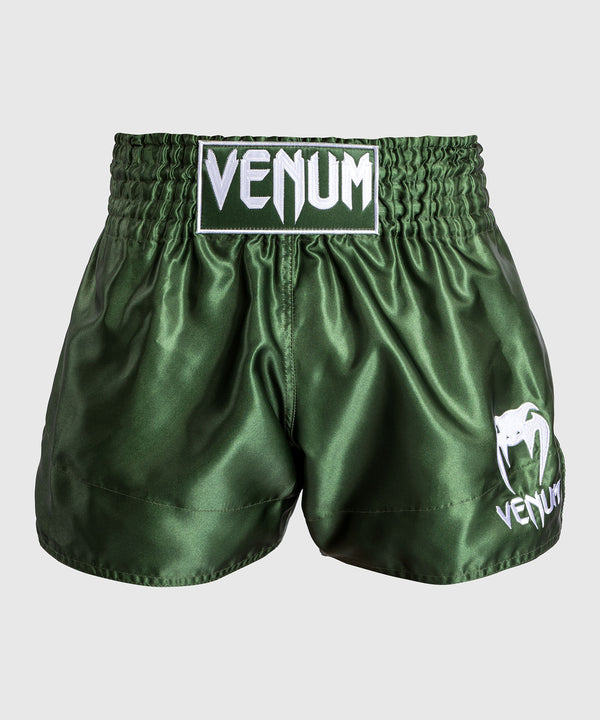 Shorts de kickboxing Venum Classic 2.0 – Vert/Blanc