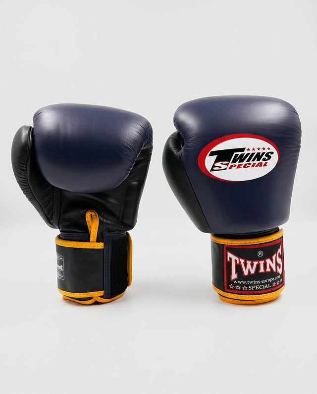 Twins Boxing Gloves BGVL3 - Navy Blue/Black/Yellow