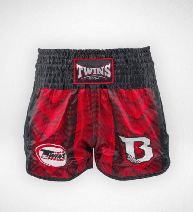 Twins Muay Thai Shorts TBT3 - Red/Black