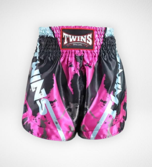 Twins Muay Thai Shorts TTBL Candy - Pink/Black