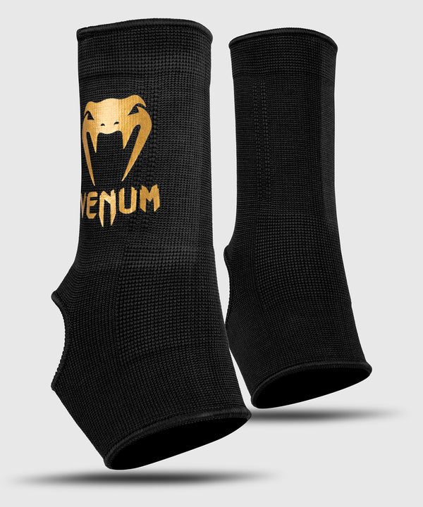 Tornozeleiras elásticas Venum Kontact – Preto/Ouro