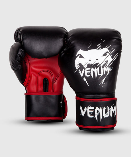 Venum Contender Kids Boxing Gloves – Black/Red/White