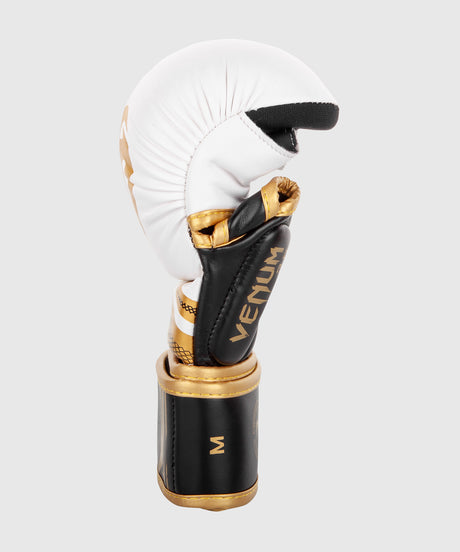 Venum MMA Sparring Gloves Challenger 3.0 – White/Black/Gold