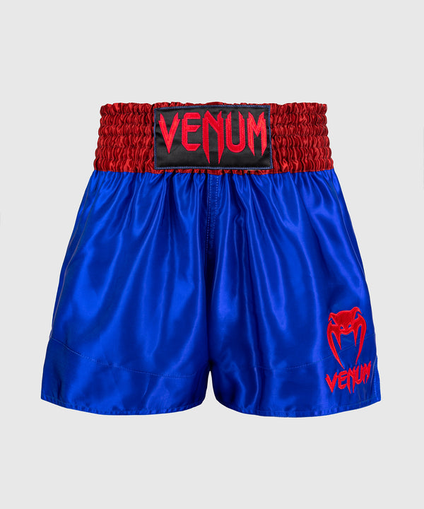 Venum Classic Kickboxing Shorts - Navy Blue/Red