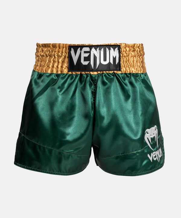 Shorts de kickboxing Venum Classic 2.0 – Vert/Or/Blanc