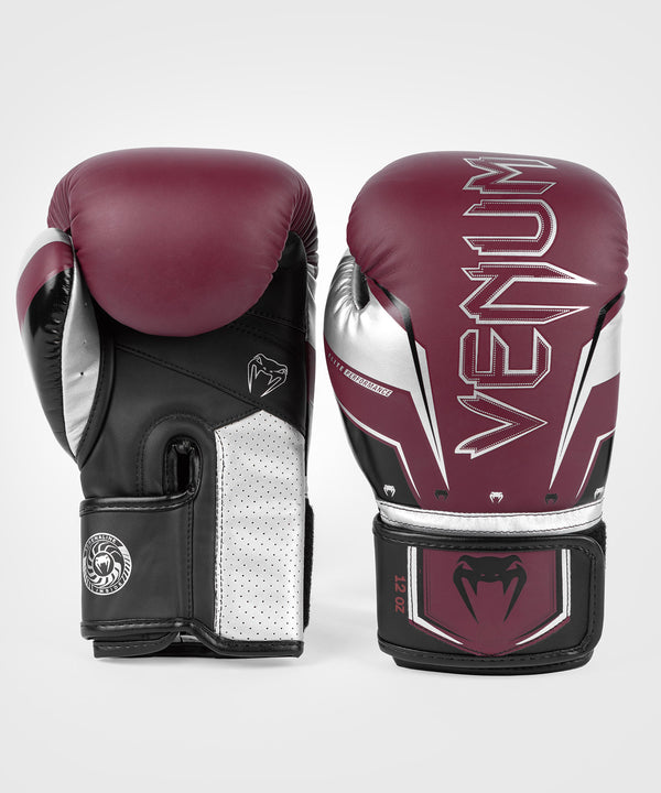 Luvas de boxe Venum Elite Evo – Vermelho/Prateado