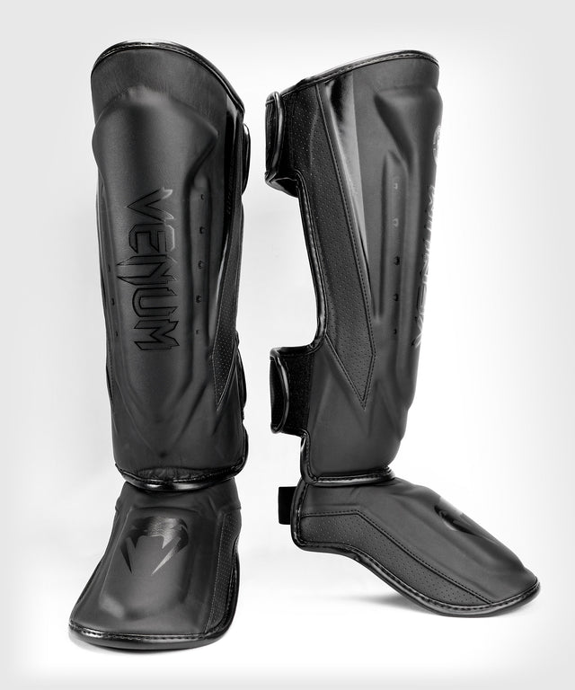 Venum Scheenbeschermers Kickboks Elite Evo - Zwart/Zwart