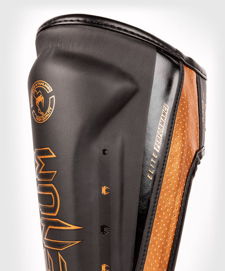 Venum Shin guards Kickboxing Elite Evo – Black/Bronze