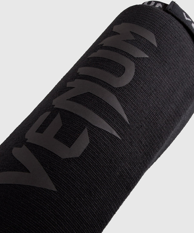 Venum Scheenbeschermers Kickboks Kontact - Zwart/Zwart