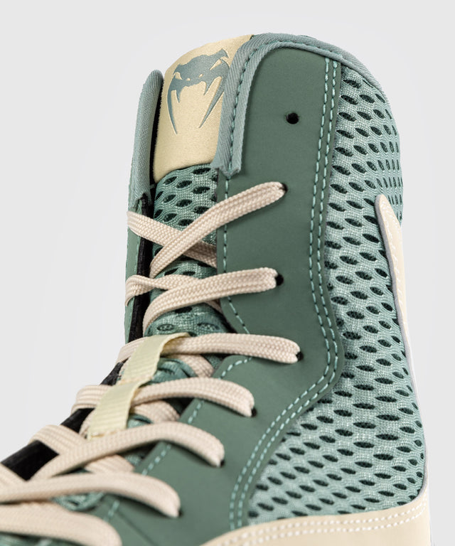 Venum Boxing Shoes Contender - Aqua Green/Off-White