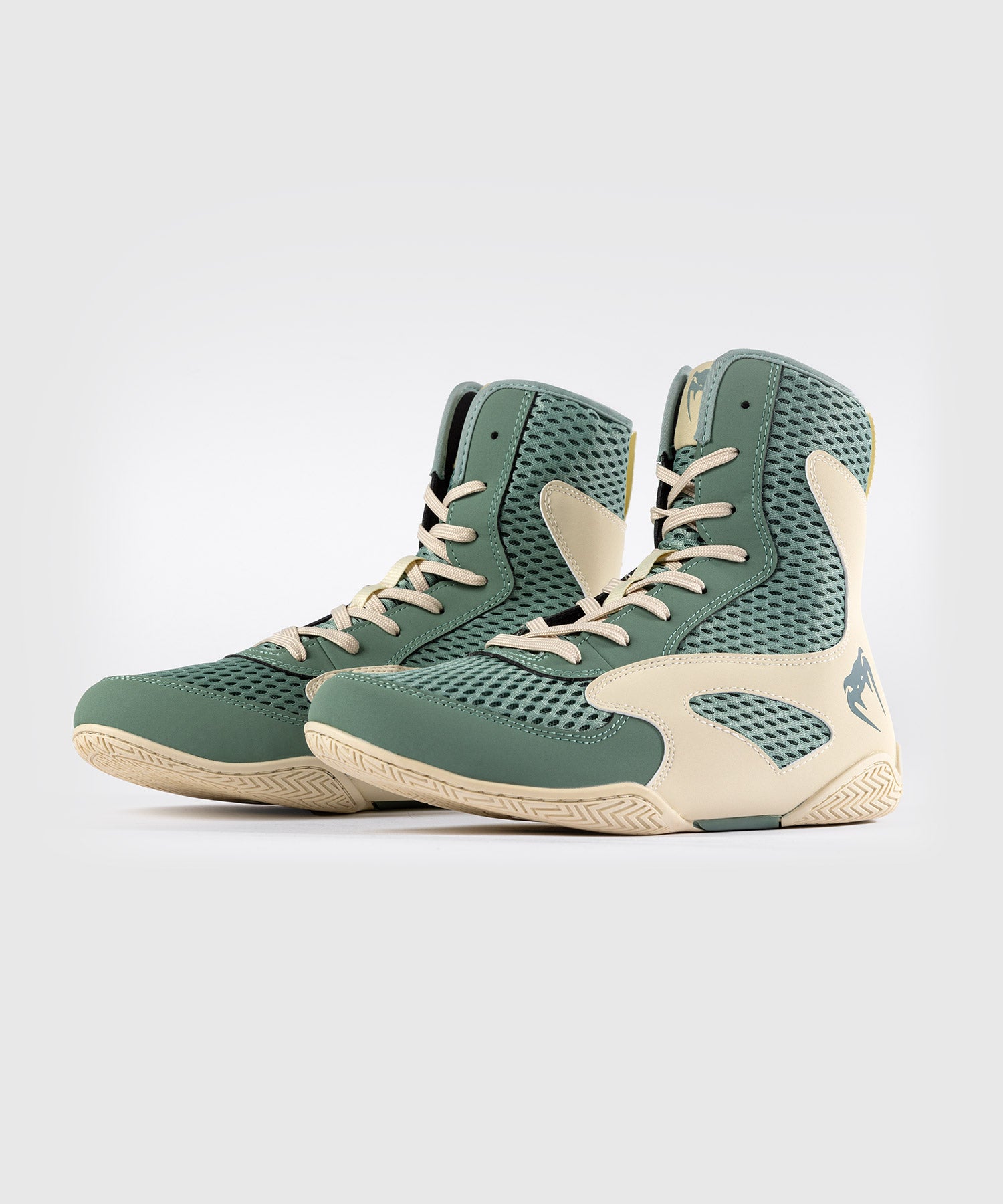 Venum Boxing Shoes Contender - Aqua Green/Off-White