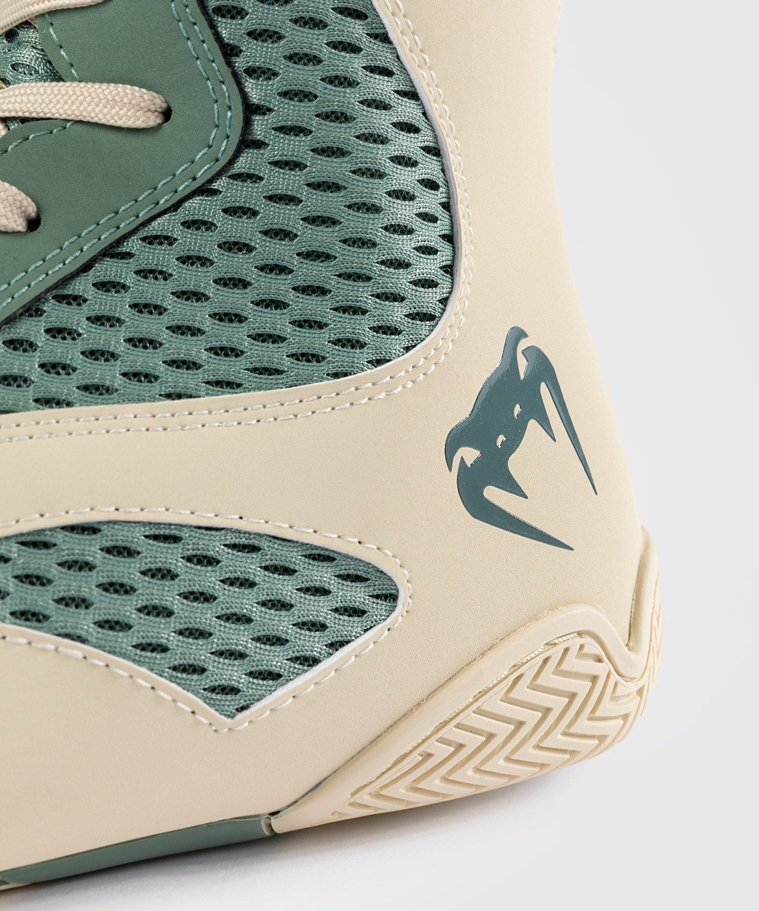 Venum Boxing Shoes Contender - Aqua Green/Off-White